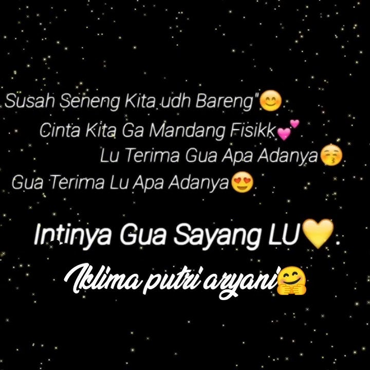 Story' wa baper ...aku sayang kamu.😘