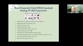 EES Webinar: An Overview of OSHA Regulations for 2022