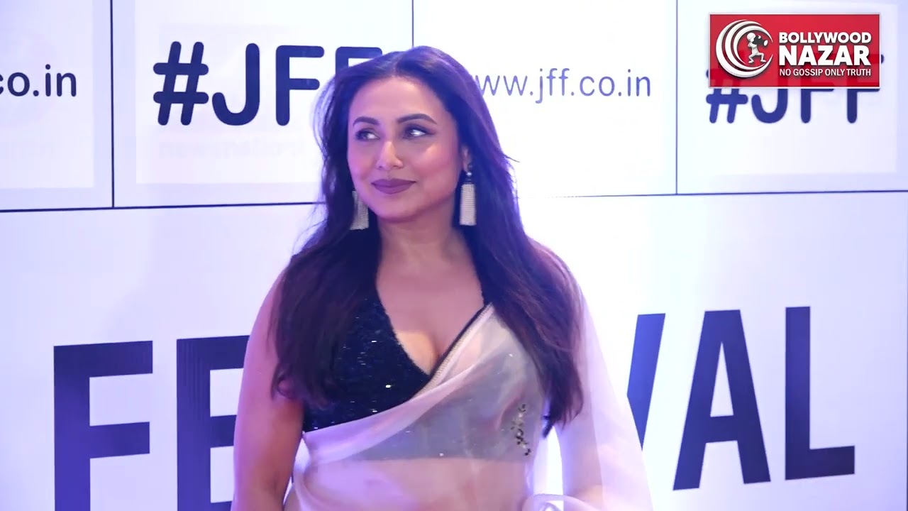 Rani Mukerji Attend The Red Carpet Of Jagran Film Festival Award Ceremony