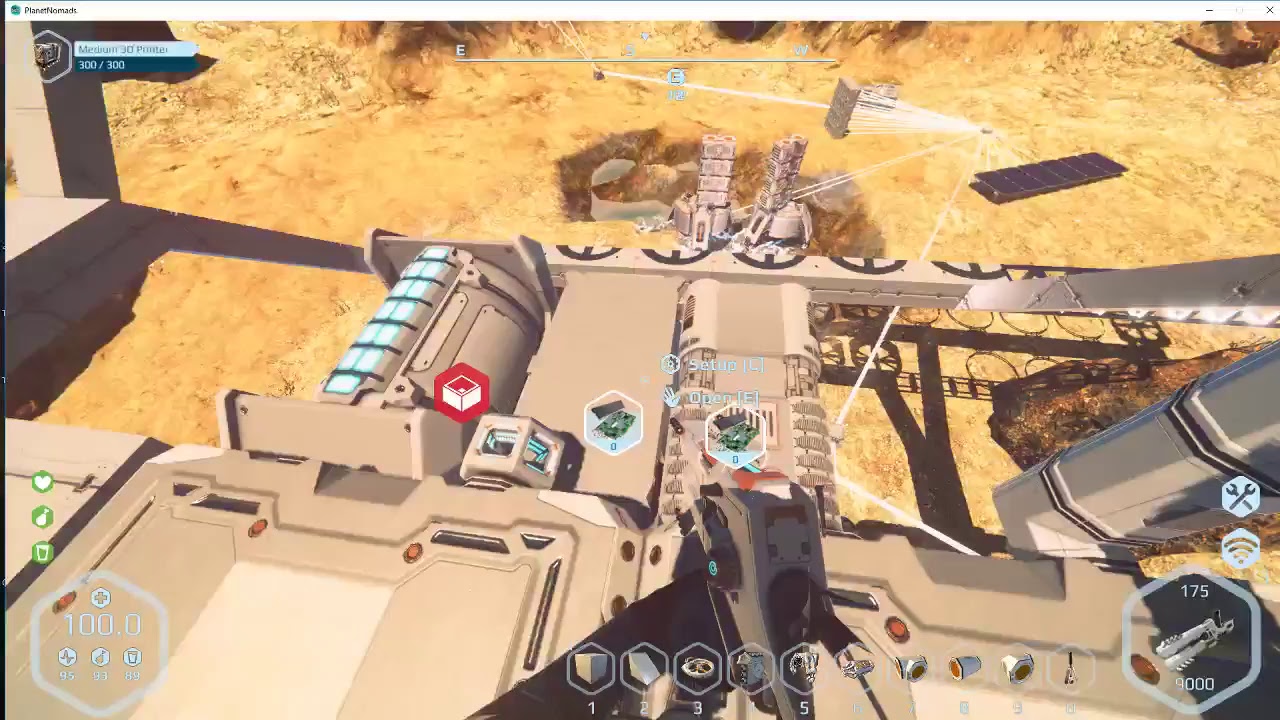 Moorgoth67- LIVE- Planet Nomads Working on the Mobile Flying Base III