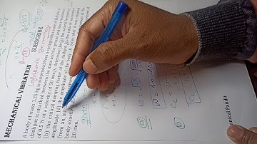 Questions (39) Based on Damped Free Vibration #damper #vibration #frequency #mechanical #spring
