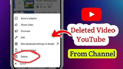 How To Delete Youtube Video From Your Channel 2025 | YouTube Shorts Delete