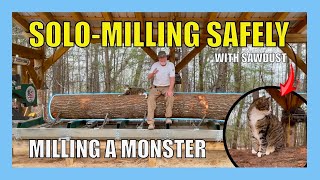 Sawmilling Alone Safely: Essential Back-Saving Tips