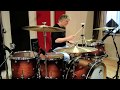 Fokke de jong  grooving his ds drums with 3ply mahogany snaredrum