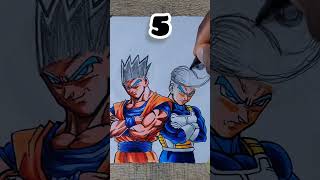 Guess Goku and Vegeta's Real Hair🤔 #shorts