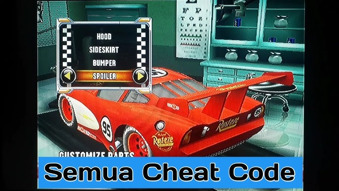 CARS RACE O RAMA:CHEAT CODES 