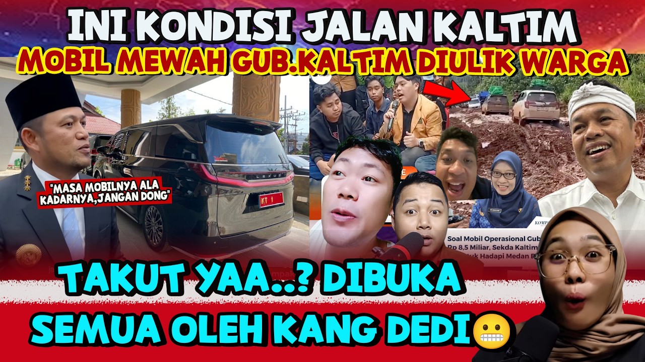APES‼️AKHIRNYAH WARGA & MAHASISWA ULIK MOBIL MEWAH GUBERNUR KALTIM-PENDAPATAN DIBEDAH KDM