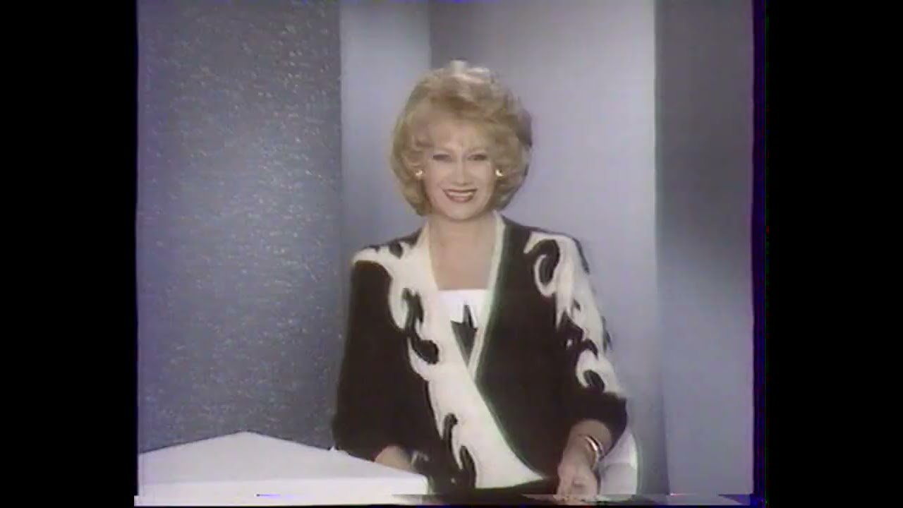 1 - Program dnia, studio, reklama i zakończenie programu (12.01.1991)