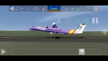 #swiss001landing  dash 8 q 400  50fpm landing(with prove) aerofly fs 2021.