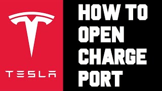 Tesla How To Open Charging Port - Tesla How To Charge - Open Charge Port Tesla Guide, Tutorial