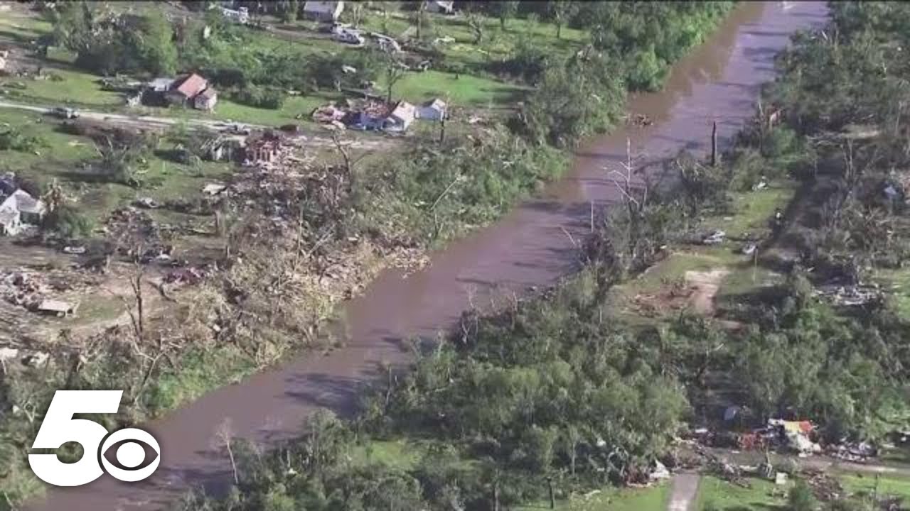Tornado kills one in Barnsdall Oklahoma - YouTube