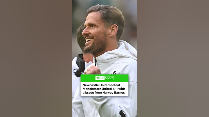 Newcastle United breeze past Manchester United with a 4-1 win #mufc #nufc #newcastleunited #football