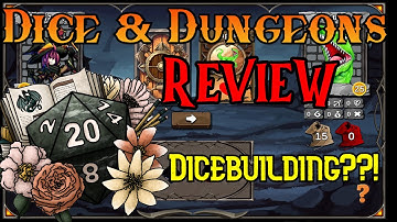 Dice & Dungeons Review - Build your deck of .... dice?! (Dicebuilding RPG)