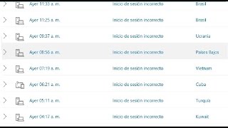 Intentan Ingresar A Mi Cuenta De Microsoft Hotmail Outlook Desde Varios Paises, Me Quieren Hackear.