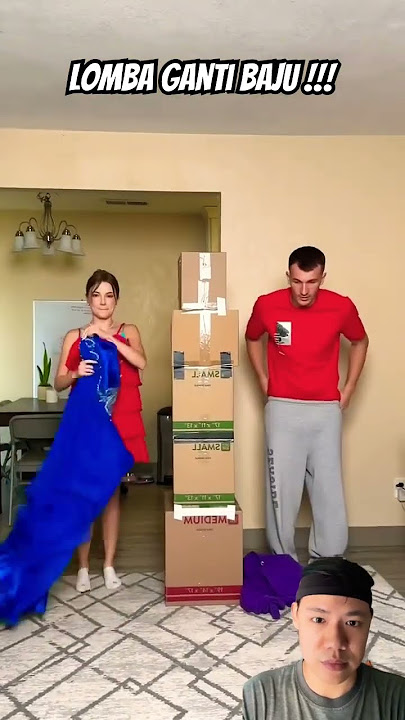 Lomba ganti baju #prank #comedy #funny #couple #challenge #coke #dress #tshirt #fast