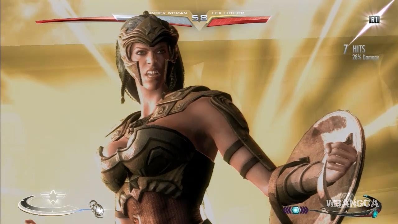 Injustice - Gods Among Us - Regime Wonder Woman Super Attack Moves Ultimate...