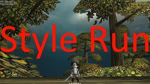 [AoTTG] Style Run?(New Speedrun Concept)