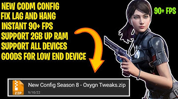 New Codm Config Season8 Fix Lag And Hang - Oxygn Tweaks