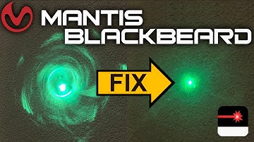 Mantis Blackbeard Laser Adjustment: Windage and Elevation