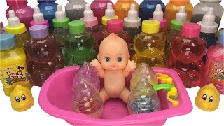 Mixing All My Slime Make Glitter Youtube The Muffin Man Nursery Rhymes