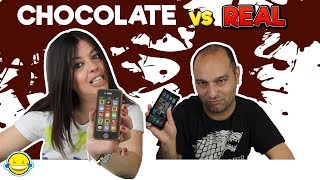 CHOCOLATE VS REAL!! Chocolate vs Realidad