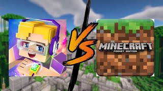 Minecraft PE VS Blockman GO best free copy of Minecraft for free and it have free servers (Bed wars)