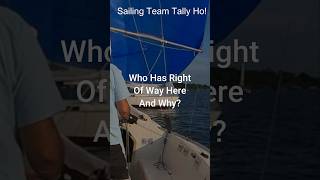 Sailboat Racingles Ok Team, Who Has Right Of Way?
