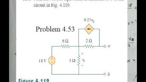 Problem 4.53 | Fundamentals of Electric Circuits 4th Ed. | Alexander & Sadiku | Norton Theorem