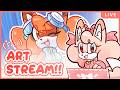 [ ART STREAM ] Redesigning an old look!! (PT:2) 🦊💫💥