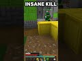 Minecraft Bedwars Insane Kill #shorts #bedwars #minecraft #hypixel