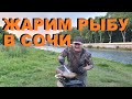 ОТДЫХ НА МОРЕ. КАК ПОЙМАТЬ И ПОЖАРИТЬ РЫБУ НА СКОВОРОДКЕ В ГОРНОЙ РЕКЕ В ЦЕНТРЕ СОЧИ. РЕЦЕПТЫ СЮФ