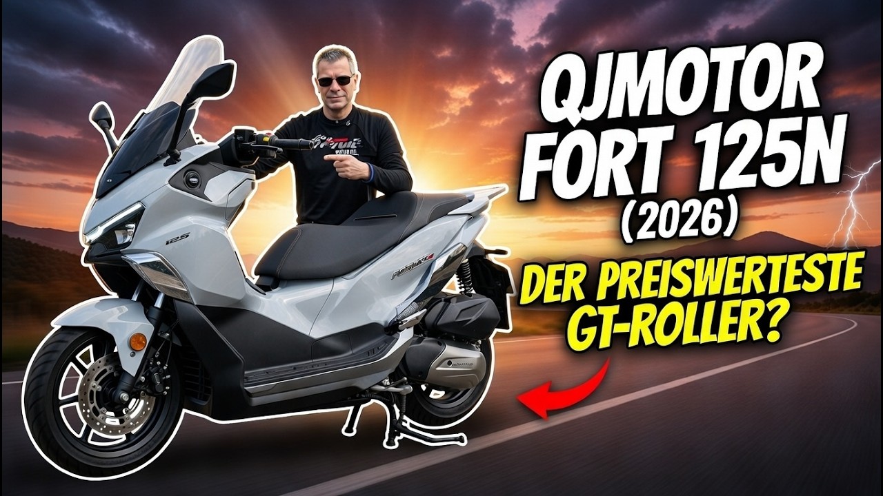 QJMotor FORT 125N GT Test (2026) – 15 PS, ABS, TCS und Mega-Ausstattung für 3.999€!