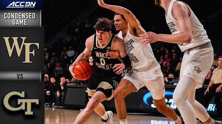 Wake Forest vs. Georgia Tech Condensed Game | 2021-22 ACC Men’s Basketball