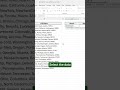 HOW TO USE TEXT SPLIT IN EXCEL #yt #shorts #excel #textsplit #data #datacleaning #dataformatting