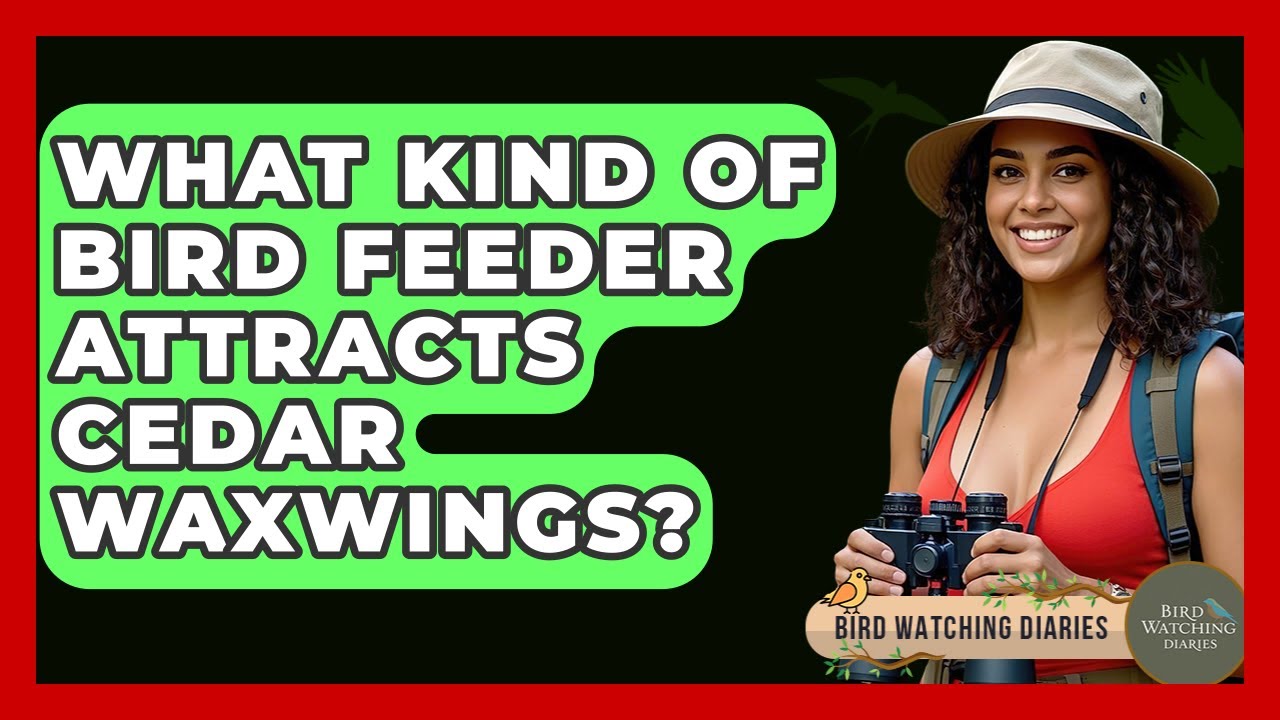 What Kind Of Bird Feeder Attracts Cedar Waxwings? - Bird Watching Diaries
