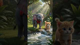 🐘 The Little Elephant's River Rescue 🌊 | A Heartwarming Story of Courage & Friendship 💙 #viral #fpy