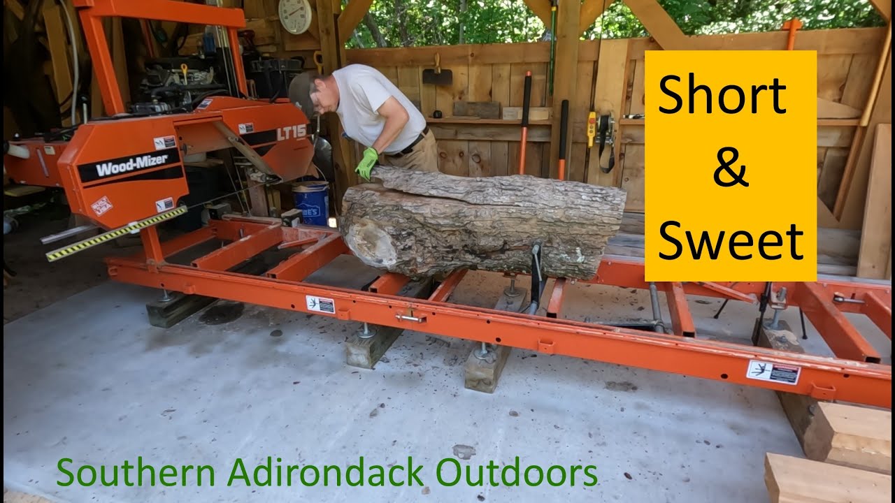 Spalted Beautiful Hard Maple Slabs #woodmizer #adirondacks #grapple