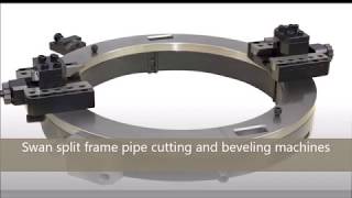 Swan split frame pipe cutting and bevelling machine 0208 model