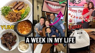 A WEEK IN MY LIFE | TEETH ✅ , LUNAR DINNER, KING MUSHROOM & EGGPLANT DISHES | 6 OUTFITS | CHARIS❤️