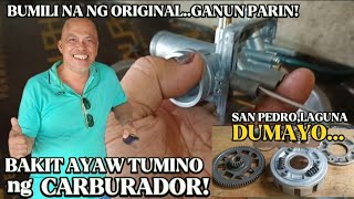 CARBURADOR BAGO NA! PERO HIRAP PARIN...DUMAYO NA!!!