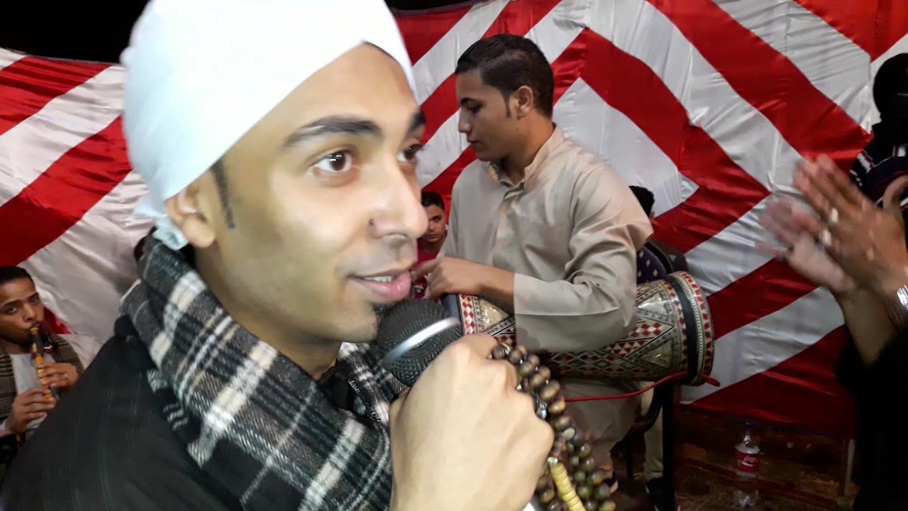 الشيخ محمد حماده (البنت حبت ولد وسمته المتولي) من أجمل المنشدين في مصر في الناصريه فارسكور  2017