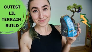 Making a spooky lil terrain piece 🦇