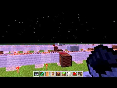 【minecraft】ＦＦ１４グリダニア（夜）をトロッコ演奏してみた