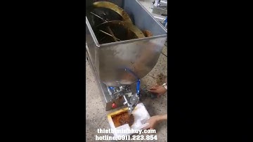 Máy chiết rót sa tế có cánh khuấy