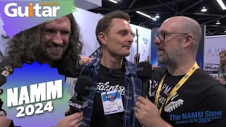 Chapman Guitars Booth Walkthrough with Rob Chapman, Danish Pete and Lee Anderton | NAMM 2024