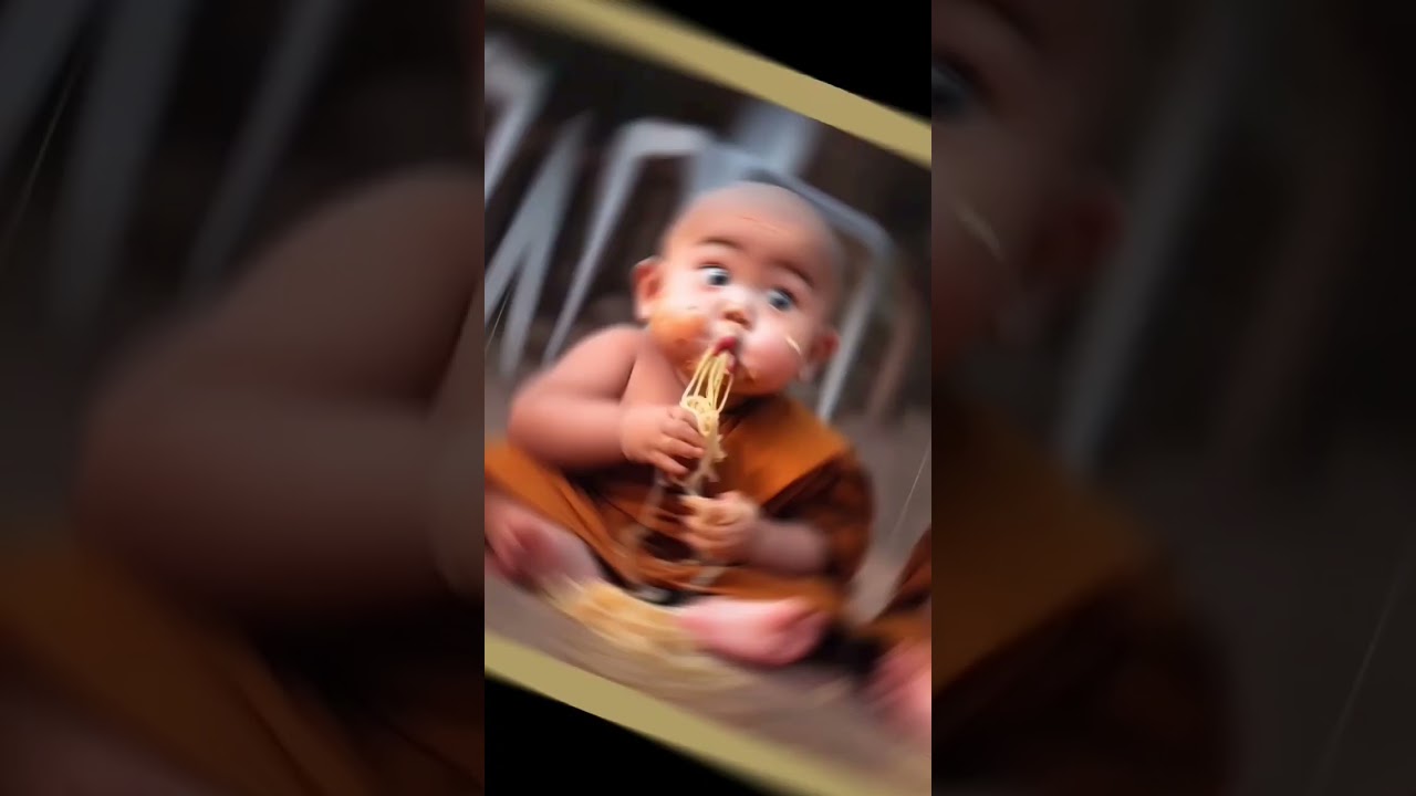 baby monk "cute" status