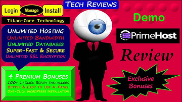 PrimeHost Review, Bonuses, Demo: TITAN-CORE Hosting Platform to Host Unlimited Websites & Domains