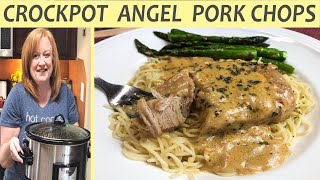 CROCKPOT EASY ANGEL PORK CHOPS | Easy Slow Cooker Meals