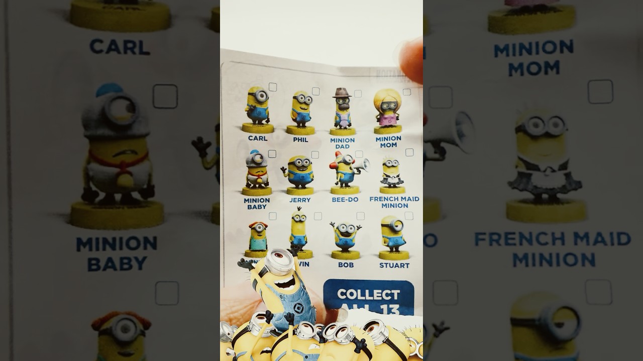 Unboxing Despicable Me mystery mini figure| Minions blind box #minions #despicableme #toys #asmr