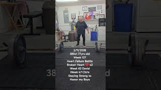 He nails a 380-pound deadlift after battling heart failure #viral #gym #ai
